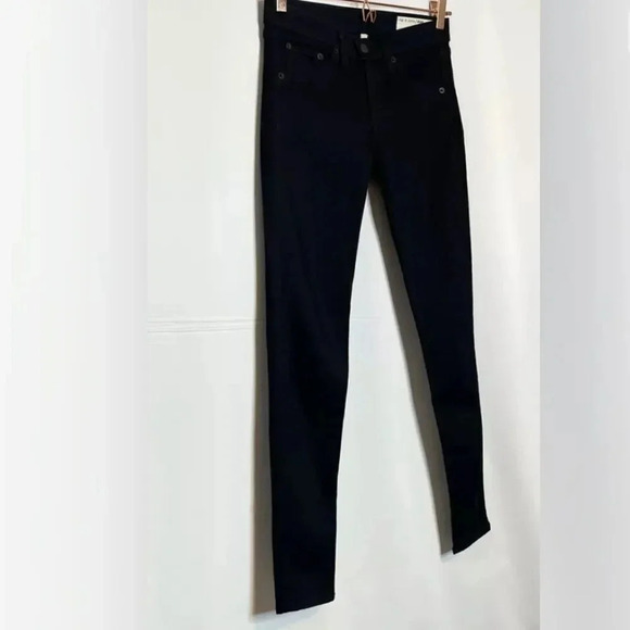Rag & Bone | Skinny Legging Jeans Pants Denim Dark Blue Midnight EUC - Picture 4 of 10